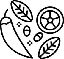 Spices Icon Style vector