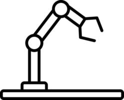 autónomo robótica icono estilo vector