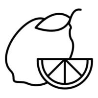 Lemon Icon Style vector