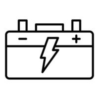 Auto Battery Icon Style vector