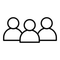 Group Member Icon Style vector
