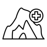 Cave Rescue Icon Style vector