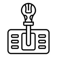 Gearshift Icon Style vector