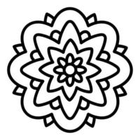Dahlia Icon Style vector