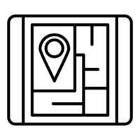 GPS Icon Style vector