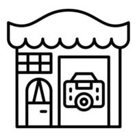 Camera Shop Icon Style vector