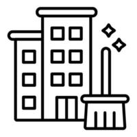 Apartment Cleaning Icon Style vector