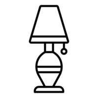 Desk Lamp Icon Style vector