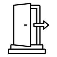 Exit Icon Style vector