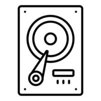 Hard Drive Icon Style vector