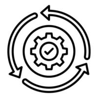 Automation Icon Style vector