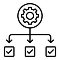 Planning System Icon Style vector