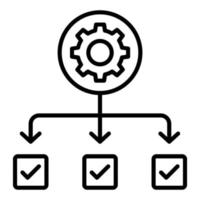 Planning System Icon Style vector