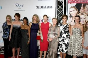 The Women Cast  Candice Bergen Debra Messing Jada Pinkett Smith Meg Ryan Annette Bening Cloris Leachman Eva Mendes and Debi Mazar arriving at the premiere of The Women at Manns Village Theater in WestwoodCA onSeptember 4 20082008 photo