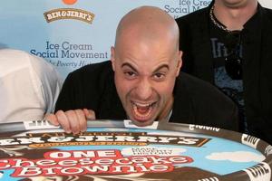 Josh Steely, Jerry Greenfield of Ben and Jerry s, Joey Barnes, Chris Daughtry, Brian Craddock, Josh Paul and David Lane CEO and president of ONE Ben and Jerry s Press Conference Supporting ONE Burbank, CA April 7, 2008 photo