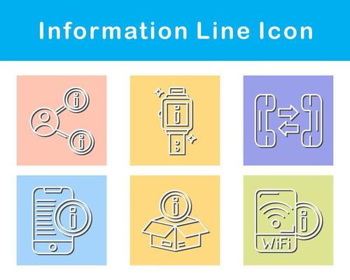 Information Vector Icon Set