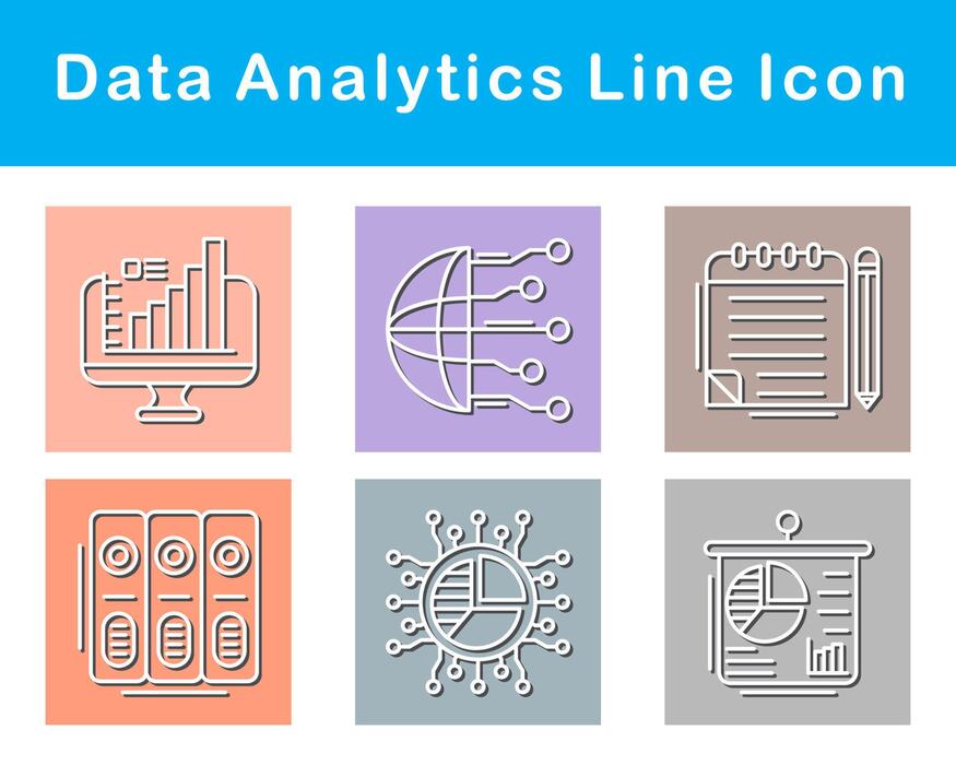 Data Analytics Icon Vector Art, Icons, and Graphics for Free Download