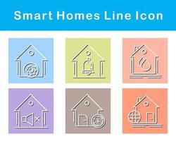 Smart Homes Vector Icon Set