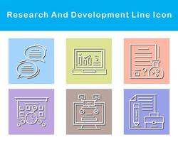 Research And Development Vector Icon Set