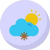 Cloud Meatball Vector Icon Design