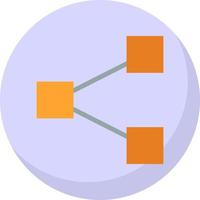 Project Diagram Vector Icon Design