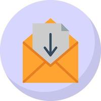 Inbox Vector Icon Design