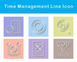 Time Management Vector Icon Set