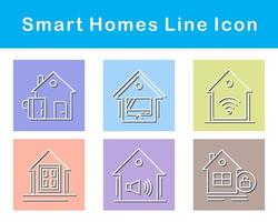 Smart Homes Vector Icon Set