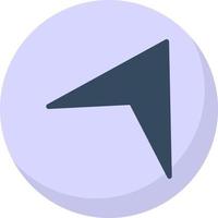 Location Arrow Vector Icon Design