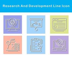 Research And Development Vector Icon Set