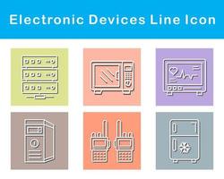 electrónico dispositivos vector icono conjunto