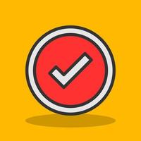 Checked Vector Icon Design