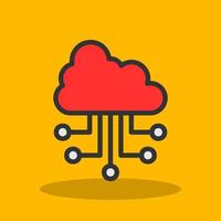 Cloud Computing Vector Icon Design