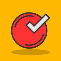 Checked Vector Icon Design