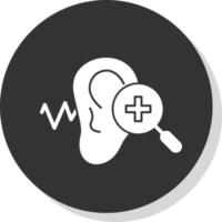 diseño de icono de vector de chequeo auditivo