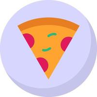 Pizza Slice Vector Icon Design