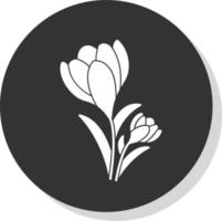 Crocus Vector Icon Design