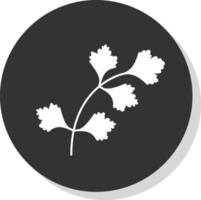 diseño de icono de vector de cilantro