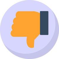 Thumbs Down Vector Icon Design