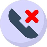 Missed call Vector Icon Design