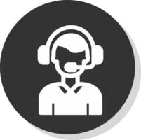 Customer Support Vector Icon Design