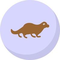 diseño de icono de vector de nutria