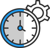 Time Management Vector Icon Design