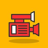 Video Camera Vector Icon Design