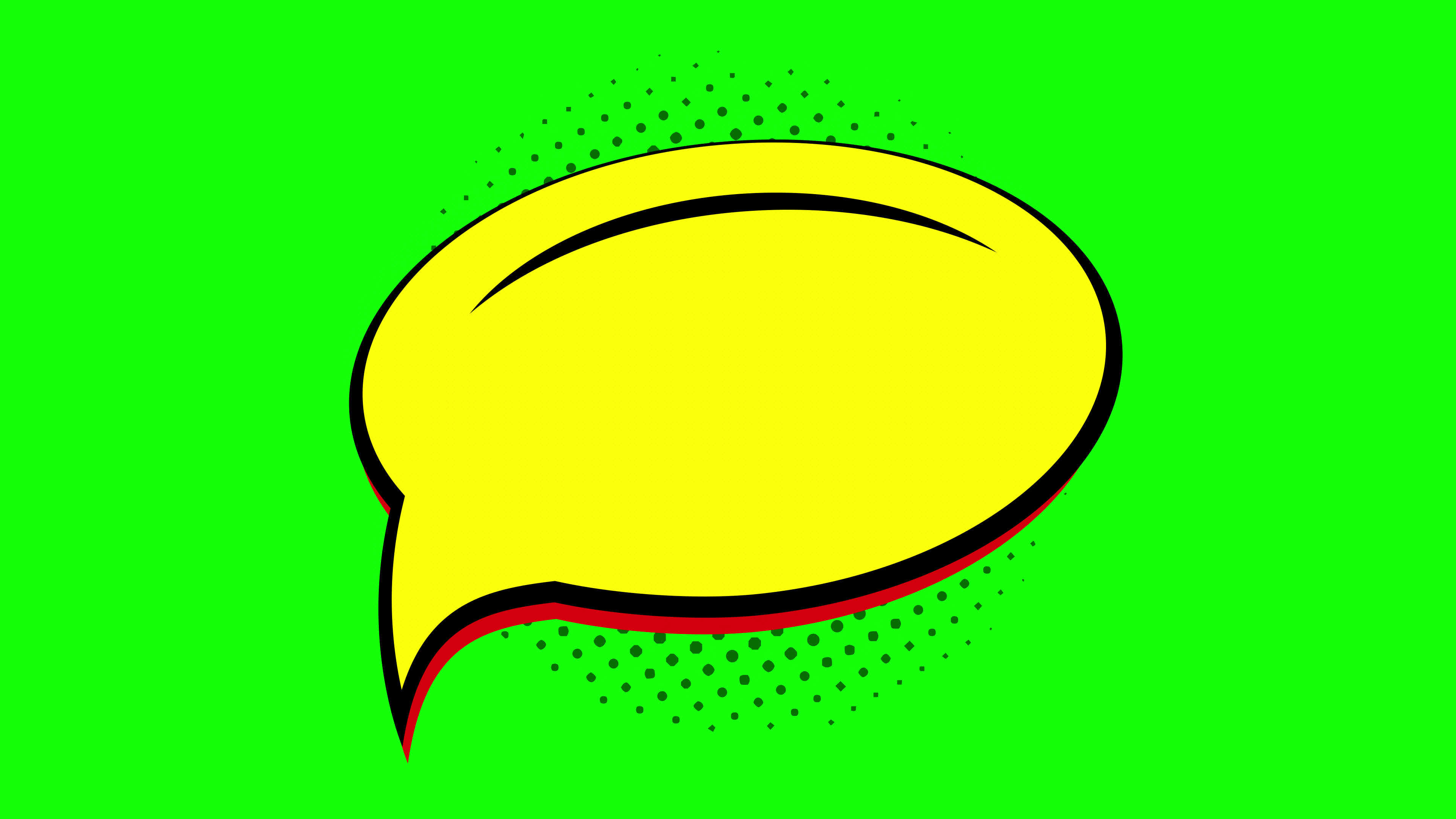 cartoon Comic speech Bubble copy space for dialogue loop Animation