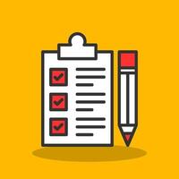 Checklist Vector Icon Design