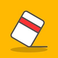 Eraser Vector Icon Design