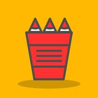 Crayons Vector Icon Design