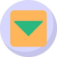 Caret Square Down Vector Icon Design