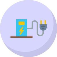 Charging Station Vector Icon Design